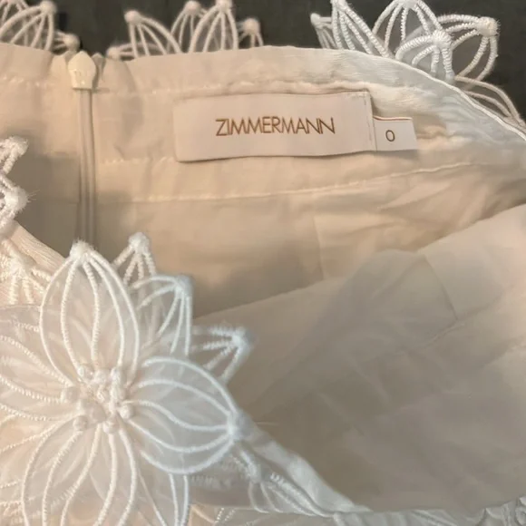 Zimmermann Lovestruck Skirt $950 sold out Size 0 - Picture 6 of 9